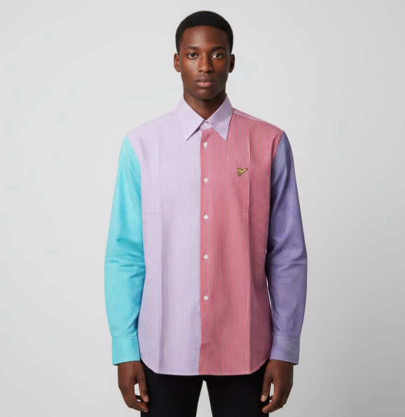 Chemises Signature - L'Unicité Comme Signature | Col Large Multicolore