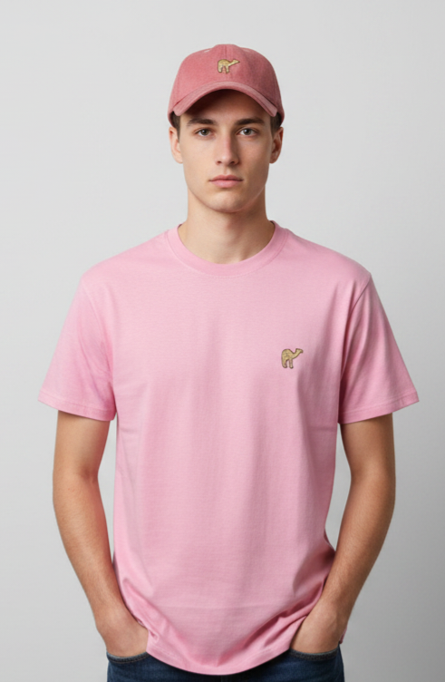 Ensemble T-shirt & Casquette Rose