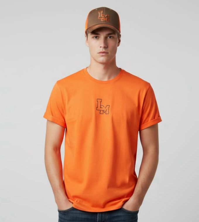 Ensemble LM Orange T-Shirt & Casquette