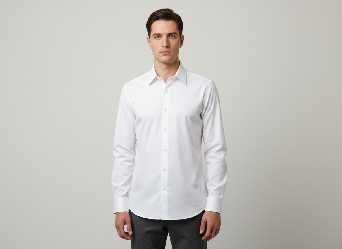 Chemises Signature - L'Unicité Comme Signature | Col Large Blanche