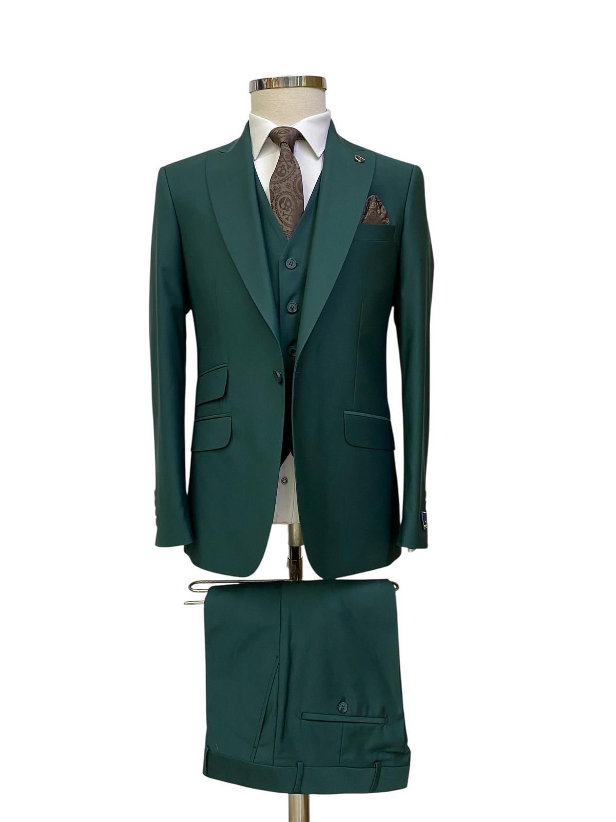 Costume Designer Vert Sapin 3 Pièces